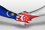 Malaysia Singapore handshake